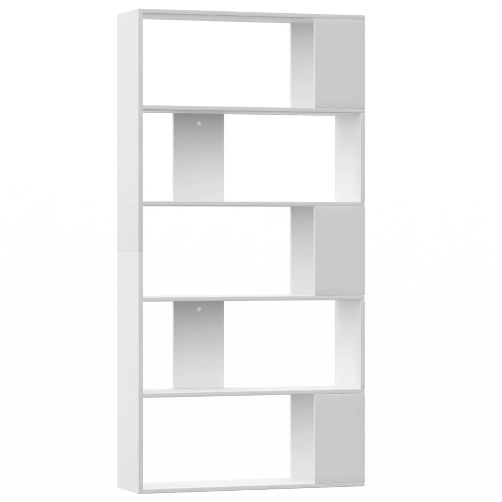 800099 vidaXL Book Cabinet/Room Divider White 80x24x159 cm Engineered Wood