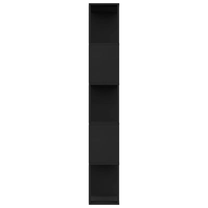 vidaXL Book Cabinet/Room Divider Black 80x24x159 cm Engineered Wood