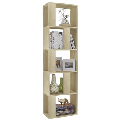vidaXL Book Cabinet/Room Divider Sonoma Oak 45x24x159 cm