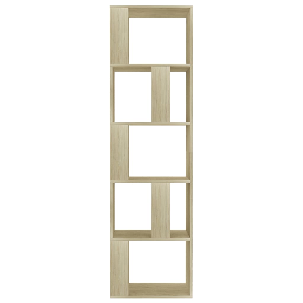 vidaXL Book Cabinet/Room Divider Sonoma Oak 45x24x159 cm Engineered Wood