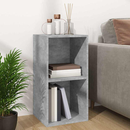 800121 vidaXL Vinyl Storage Box Concrete Grey 71x34x36 cm Engineered Wood