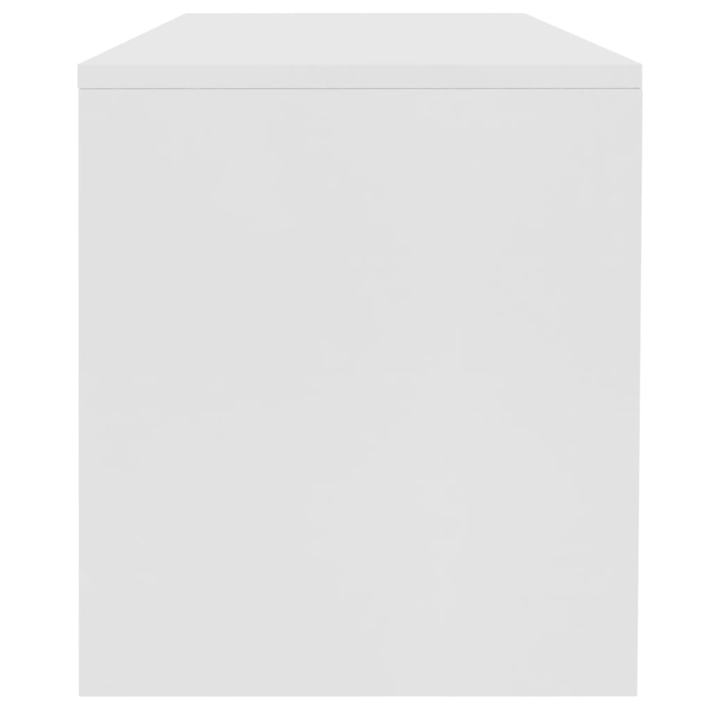 800126 vidaXL Coffee Table White 100x40x40 cm Engineered Wood