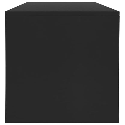 vidaXL Coffee Table Black 100x40x40 cm Engineered Wood