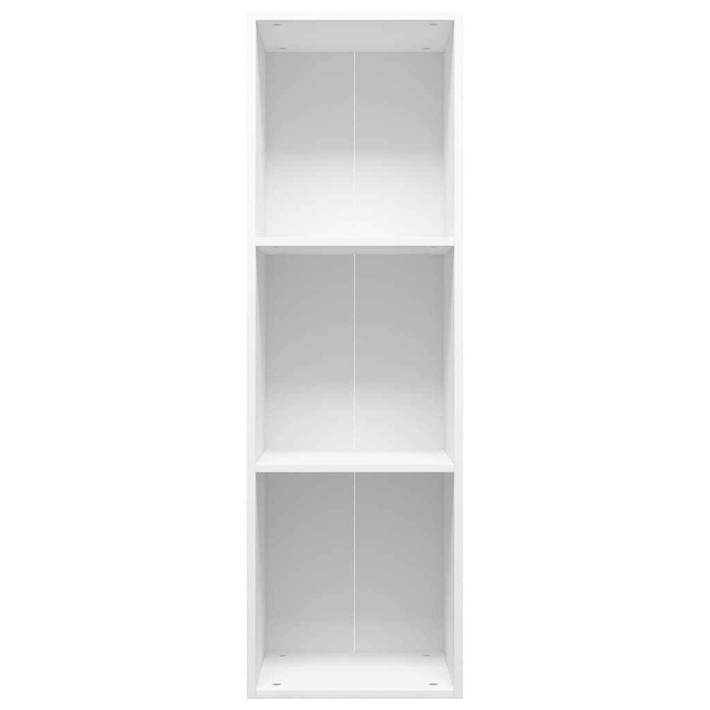vidaXL Book Cabinet/TV Cabinet White 36x30x114 cm Engineered Wood