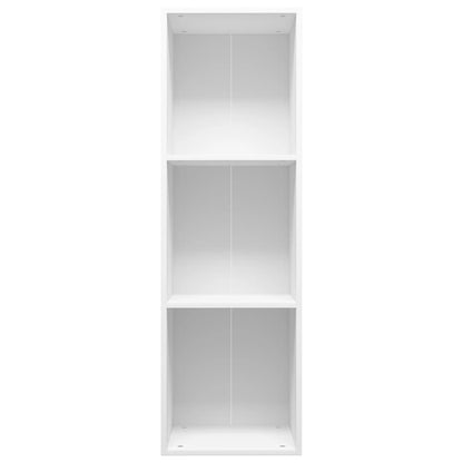 vidaXL Book Cabinet/TV Cabinet White 36x30x114 cm Engineered Wood