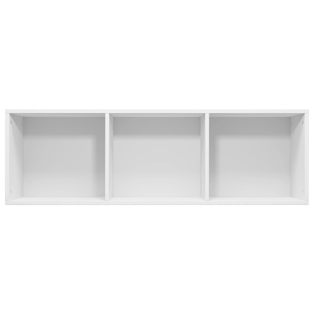 vidaXL Book Cabinet/TV Cabinet White 36x30x114 cm Engineered Wood