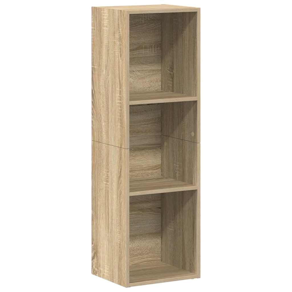 vidaXL Book Cabinet/TV Cabinet Sonoma Oak 36x30x114 cm Engineered Wood