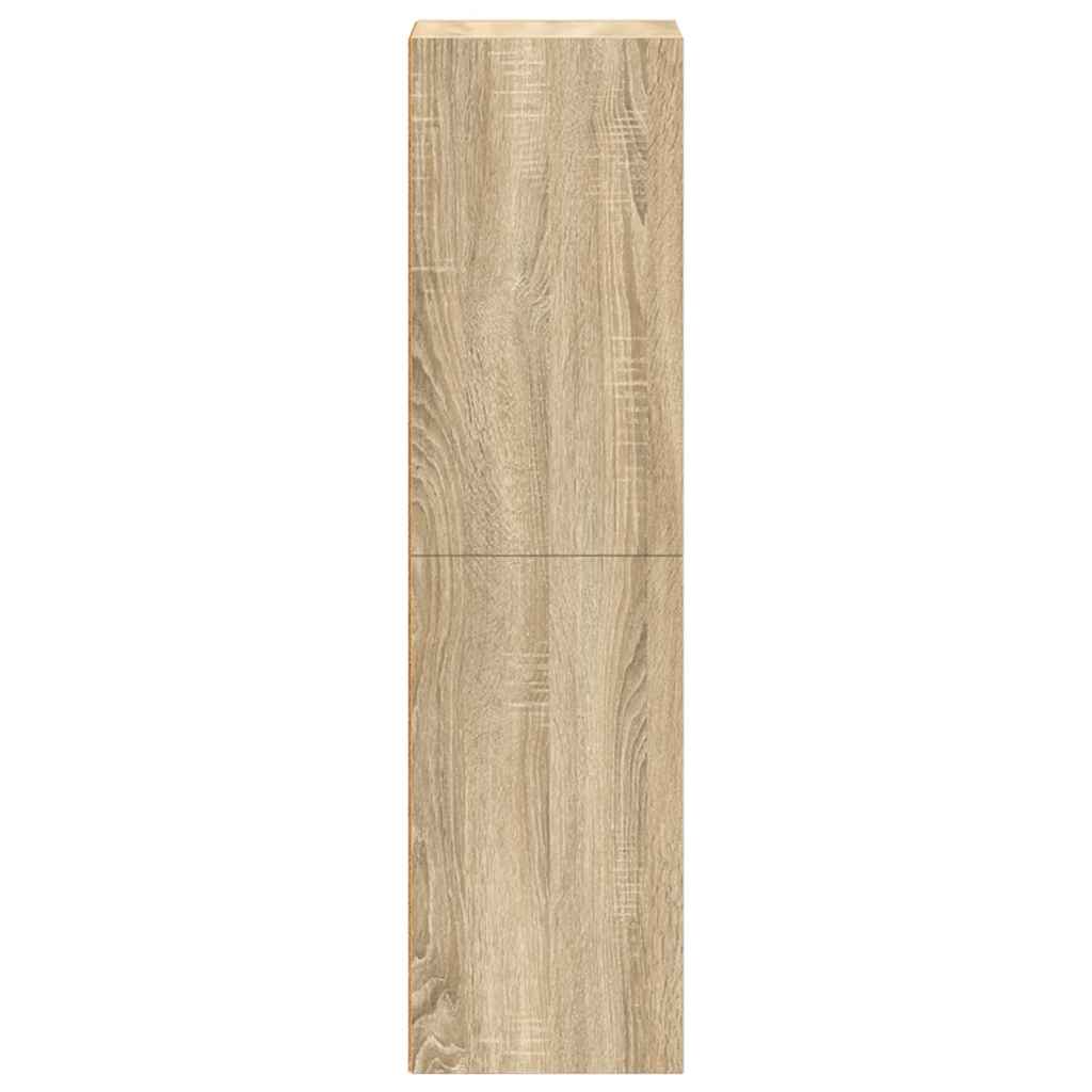 vidaXL Book Cabinet/TV Cabinet Sonoma Oak 36x30x114 cm Engineered Wood