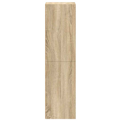 vidaXL Book Cabinet/TV Cabinet Sonoma Oak 36x30x114 cm Engineered Wood