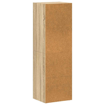 vidaXL Book Cabinet/TV Cabinet Sonoma Oak 36x30x114 cm Engineered Wood