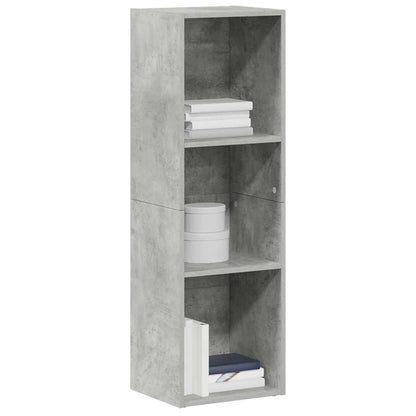 vidaXL Book Cabinet/TV Cabinet Concrete Grey 36x30x114 cm