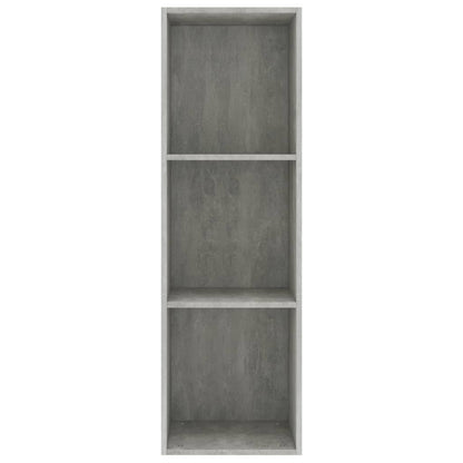vidaXL Book Cabinet/TV Cabinet Concrete Grey 36x30x114 cm Engineered Wood
