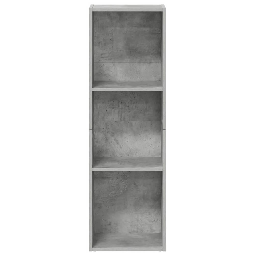 vidaXL Book Cabinet/TV Cabinet Concrete Grey 36x30x114 cm