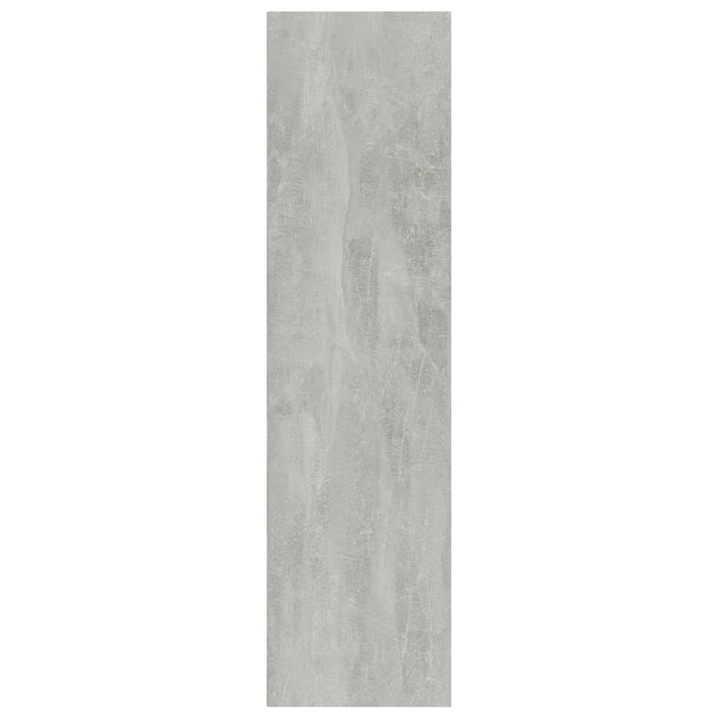 vidaXL Book Cabinet/TV Cabinet Concrete Grey 36x30x114 cm Engineered Wood