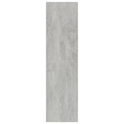 vidaXL Book Cabinet/TV Cabinet Concrete Grey 36x30x114 cm Engineered Wood