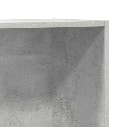 vidaXL Book Cabinet/TV Cabinet Concrete Grey 36x30x114 cm