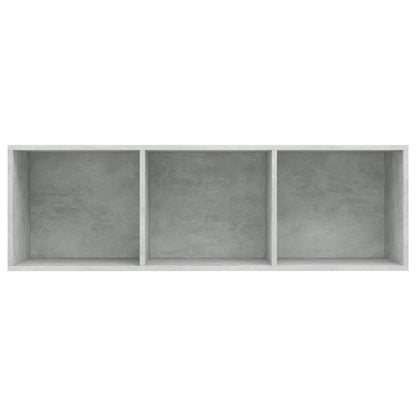 vidaXL Book Cabinet/TV Cabinet Concrete Grey 36x30x114 cm Engineered Wood