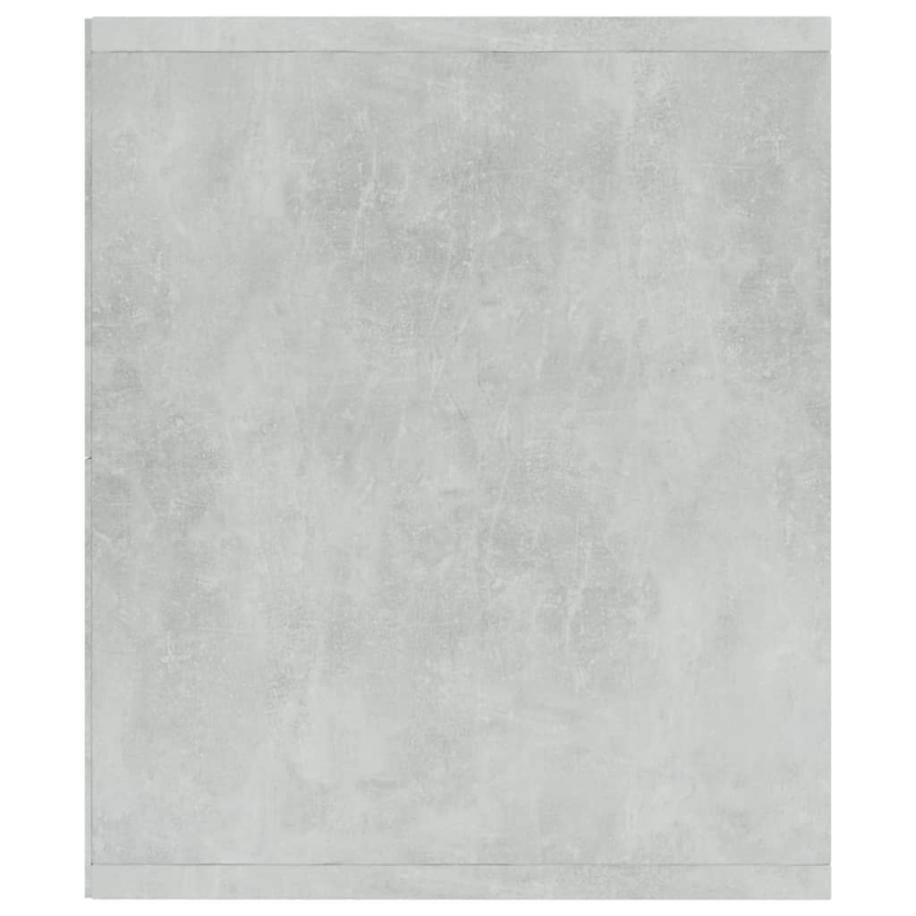 vidaXL Book Cabinet/TV Cabinet Concrete Grey 36x30x114 cm Engineered Wood