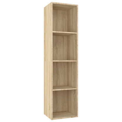vidaXL Book Cabinet | Sonoma Oak | Engineered wood | Medium