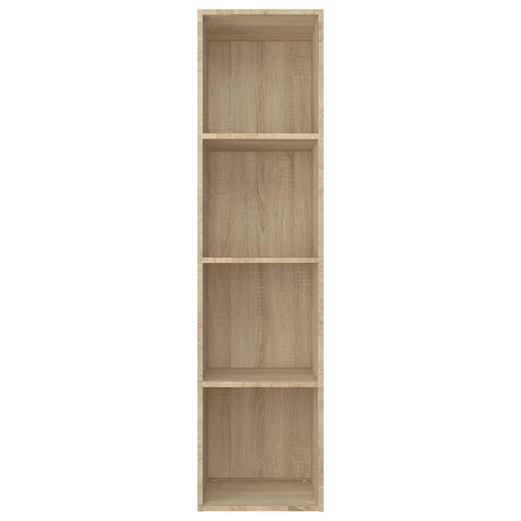 vidaXL Book Cabinet | Sonoma Oak | Engineered wood | Medium