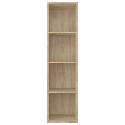 vidaXL Book Cabinet | Sonoma Oak | Engineered wood | Medium