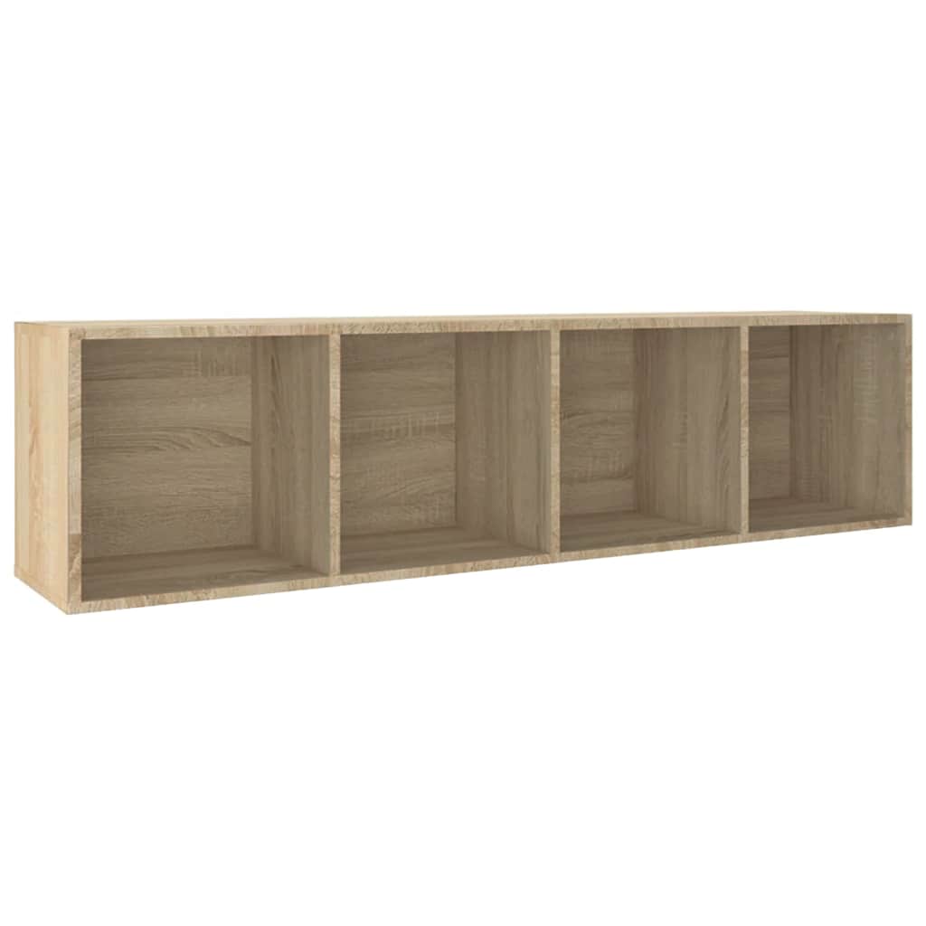 vidaXL Book Cabinet | Sonoma Oak | Engineered wood | Medium