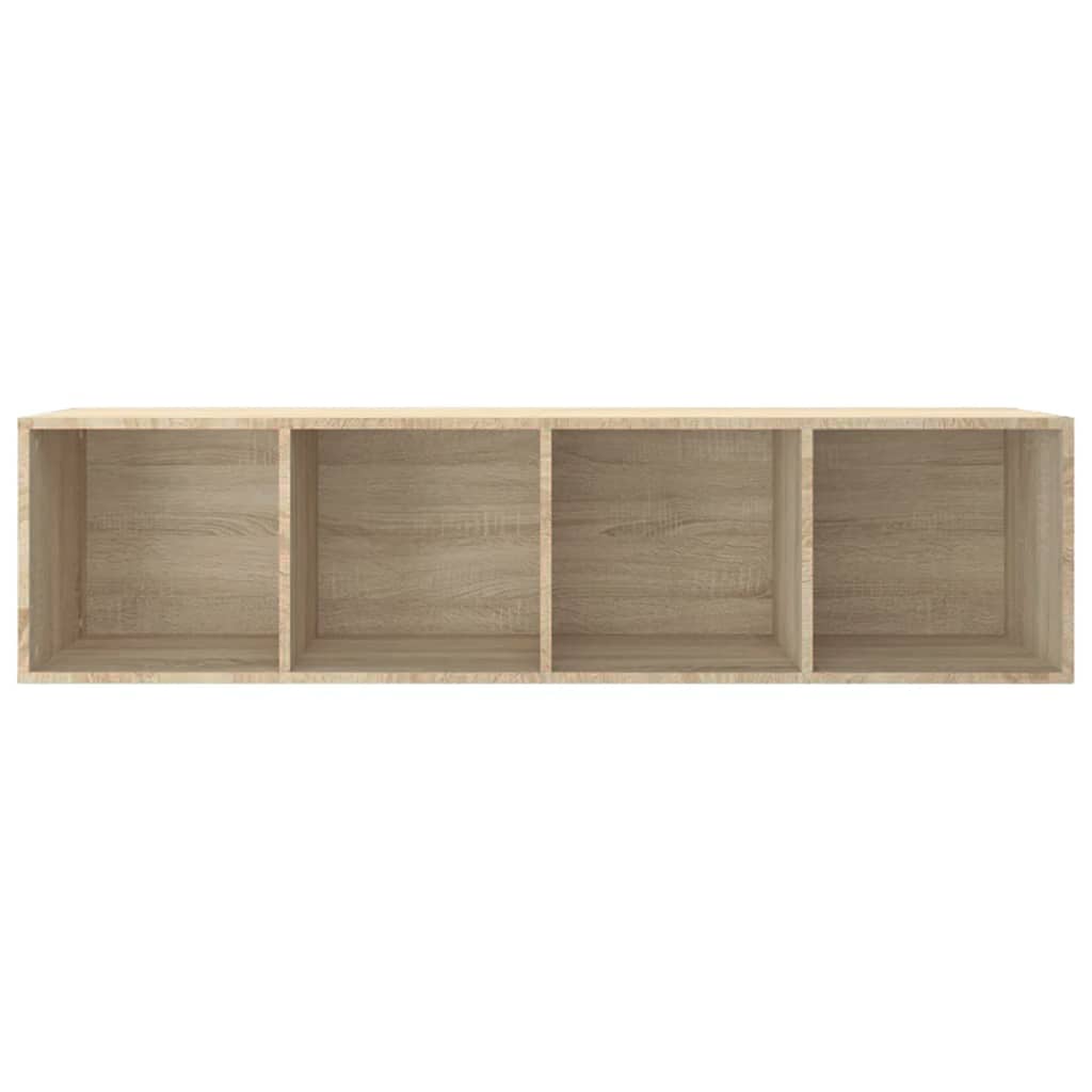 vidaXL Book Cabinet | Sonoma Oak | Engineered wood | Medium