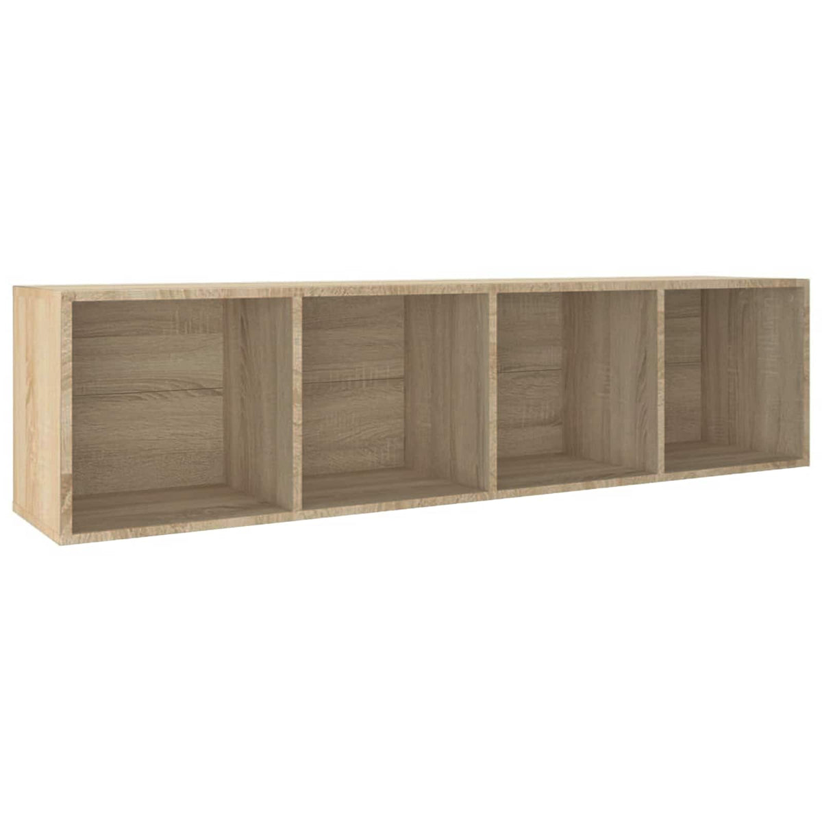 800147 vidaXL Book Cabinet/TV Cabinet Sonoma Oak 36x30x143 cm Engineered Wood