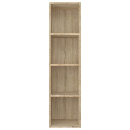 800147 vidaXL Book Cabinet/TV Cabinet Sonoma Oak 36x30x143 cm Engineered Wood