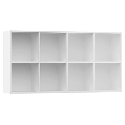 vidaXL Book Cabinet | White | Engineered wood | Medium | Book Cabinet
