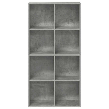 vidaXL Book Cabinet/Sideboard Concrete Grey 66x30x130 cm Engineered Wood