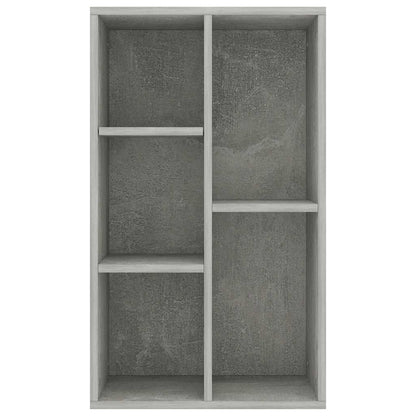 vidaXL Book Cabinet/Sideboard Concrete Grey 50x25x80cm Engineered Wood