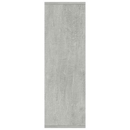 vidaXL Book Cabinet/Sideboard Concrete Grey 50x25x80cm Engineered Wood