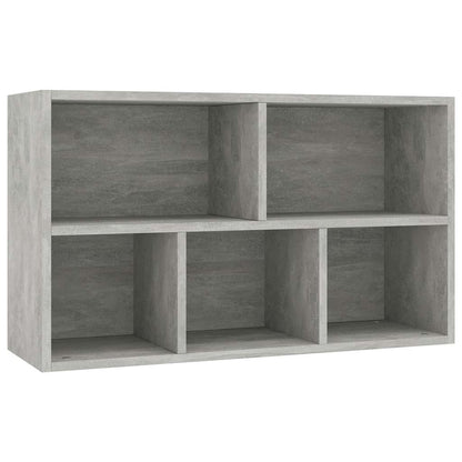 vidaXL Book Cabinet/Sideboard Concrete Grey 50x25x80cm Engineered Wood