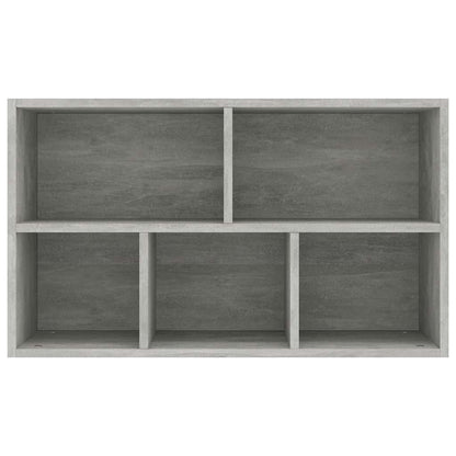 vidaXL Book Cabinet/Sideboard Concrete Grey 50x25x80cm Engineered Wood
