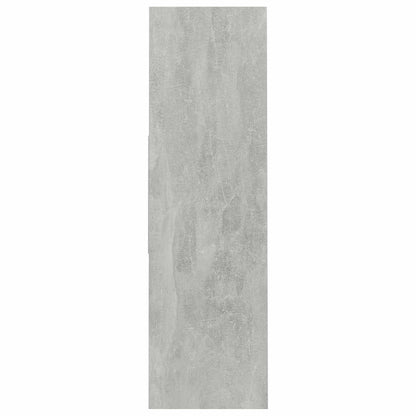 800175 vidaXL Book Cabinet Concrete Grey 97,5x29,5x100 cm Engineered Wood