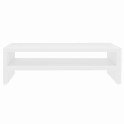 vidaXL Monitor Stand White 42x24x13 cm Engineered Wood