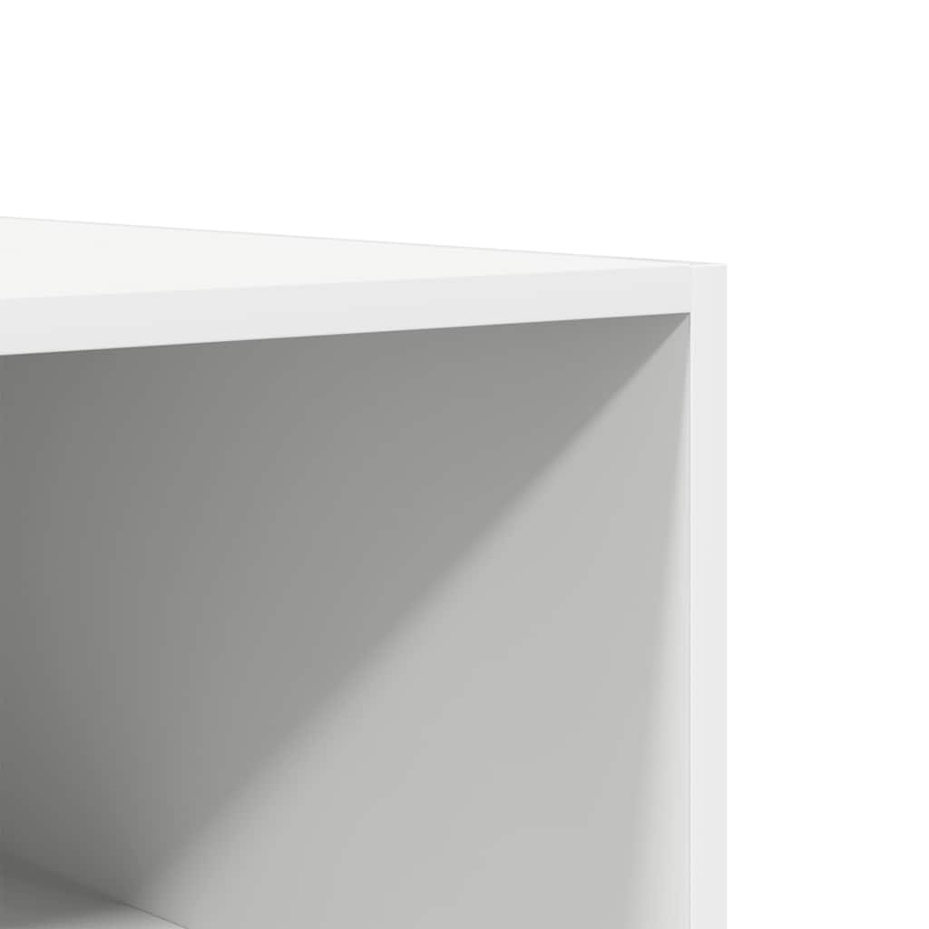 vidaXL Wardrobe White 100x50x200 cm Engineered Wood