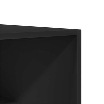 vidaXL Wardrobe Black 100x50x200 cm Engineered Wood