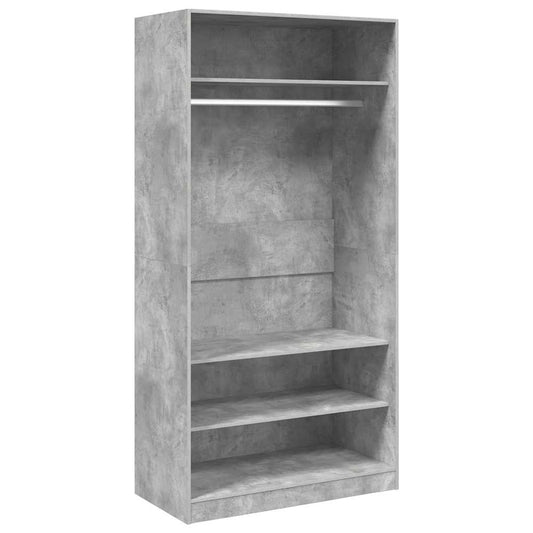 vidaXL Wardrobe | Concrete Grey | Engineered Wood | Large | Wardrobe