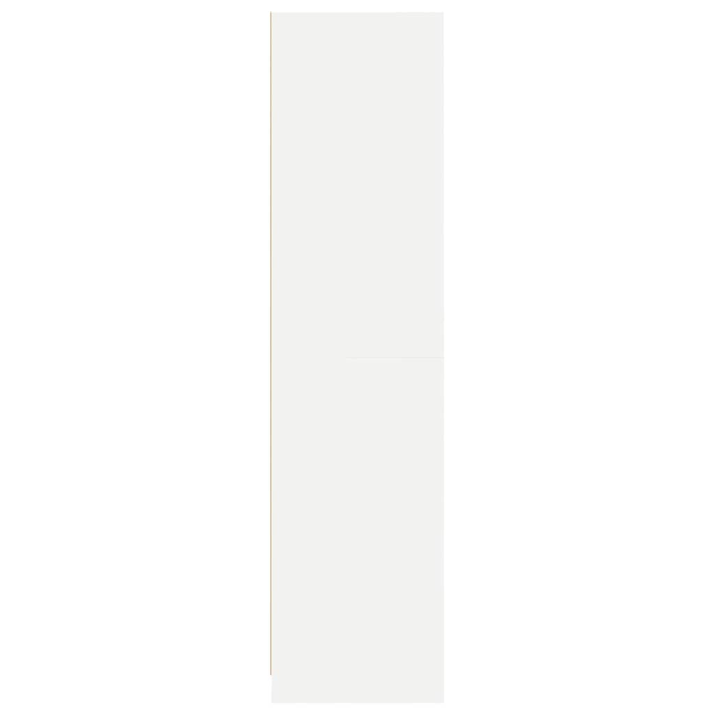 vidaXL Wardrobe White 50x50x200 cm Engineered Wood