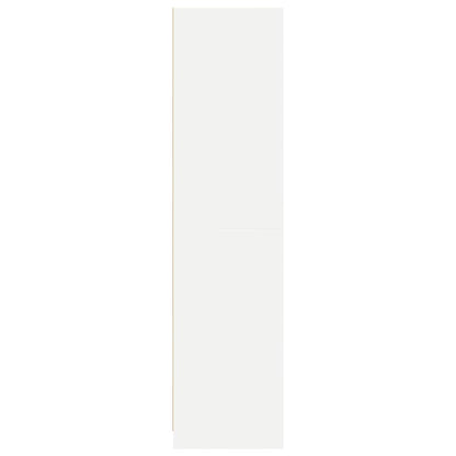 vidaXL Wardrobe White 50x50x200 cm Engineered Wood