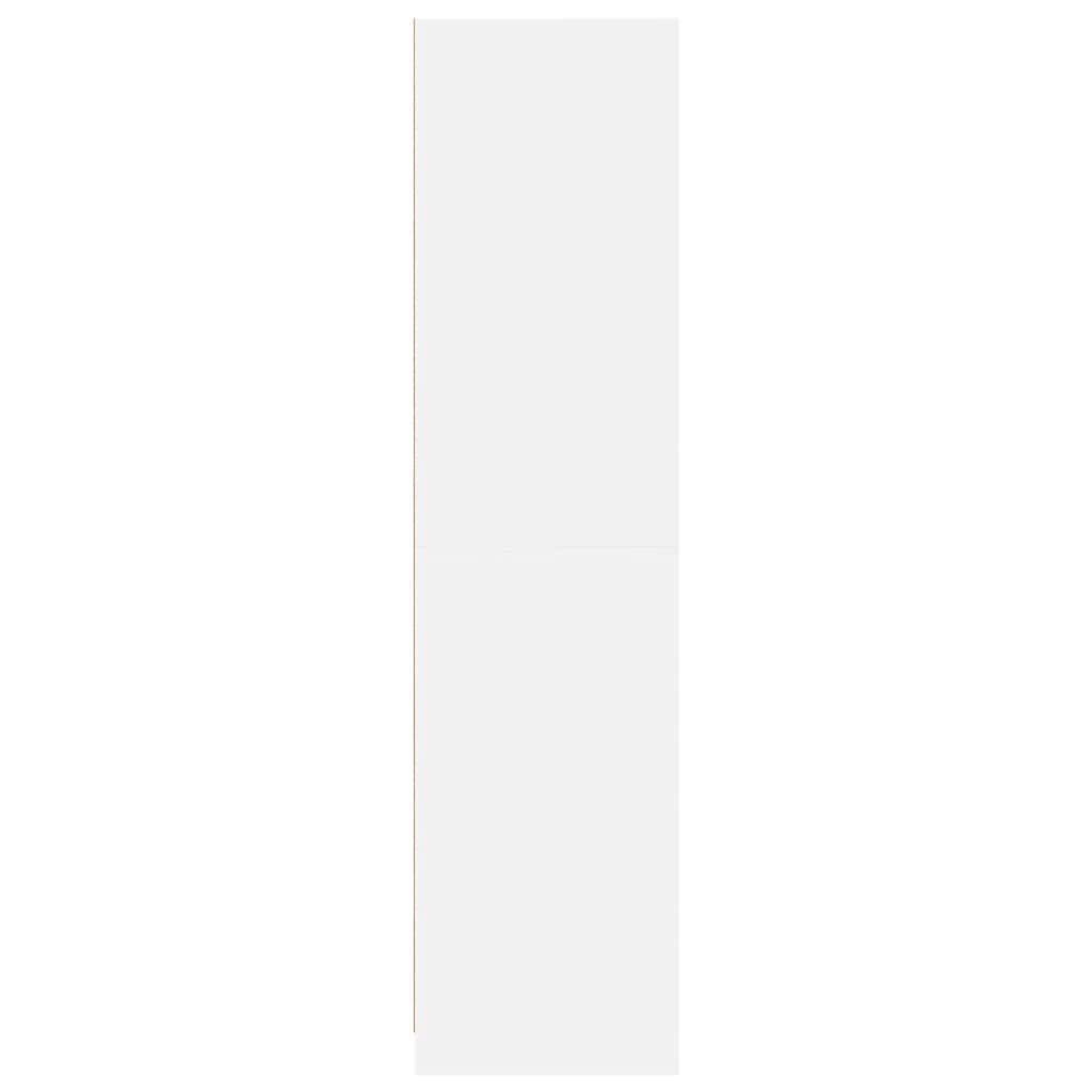 vidaXL Wardrobe White 50x50x200 cm Engineered Wood