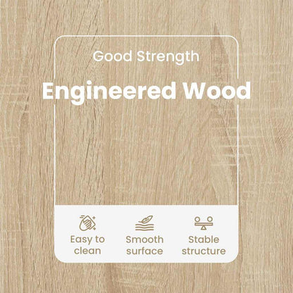vidaXL Wardrobe Sonoma Oak 50x50x200 cm Engineered Wood