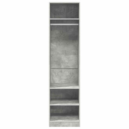 800238 vidaXL Wardrobe Concrete Grey 50x50x200 cm Engineered Wood