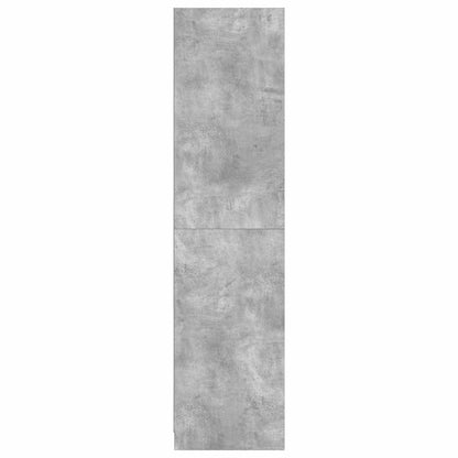 vidaXL Wardrobe Concrete Grey 50x50x200 cm Engineered Wood