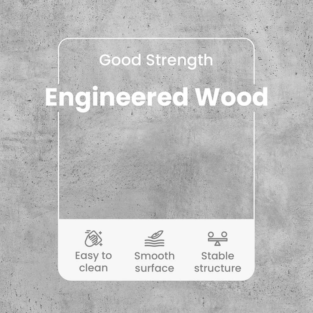 800238 vidaXL Wardrobe Concrete Grey 50x50x200 cm Engineered Wood