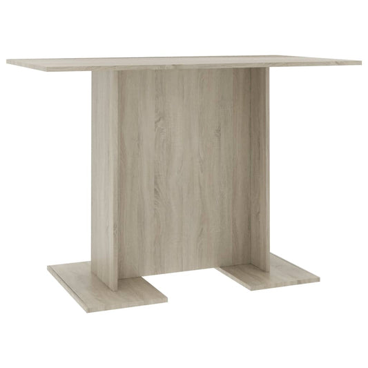 800246 vidaXL Dining Table Sonoma Oak 110x60x75 cm Engineered Wood
