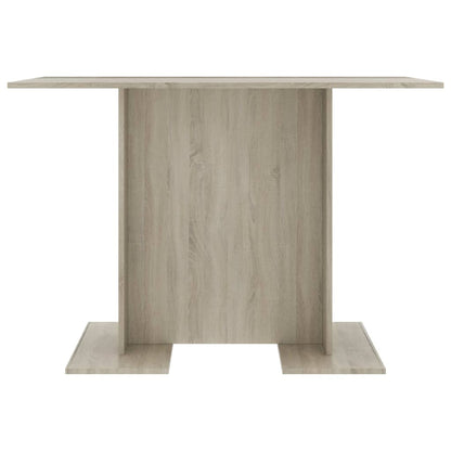 vidaXL Dining Table Sonoma Oak 110x60x75 cm Engineered Wood