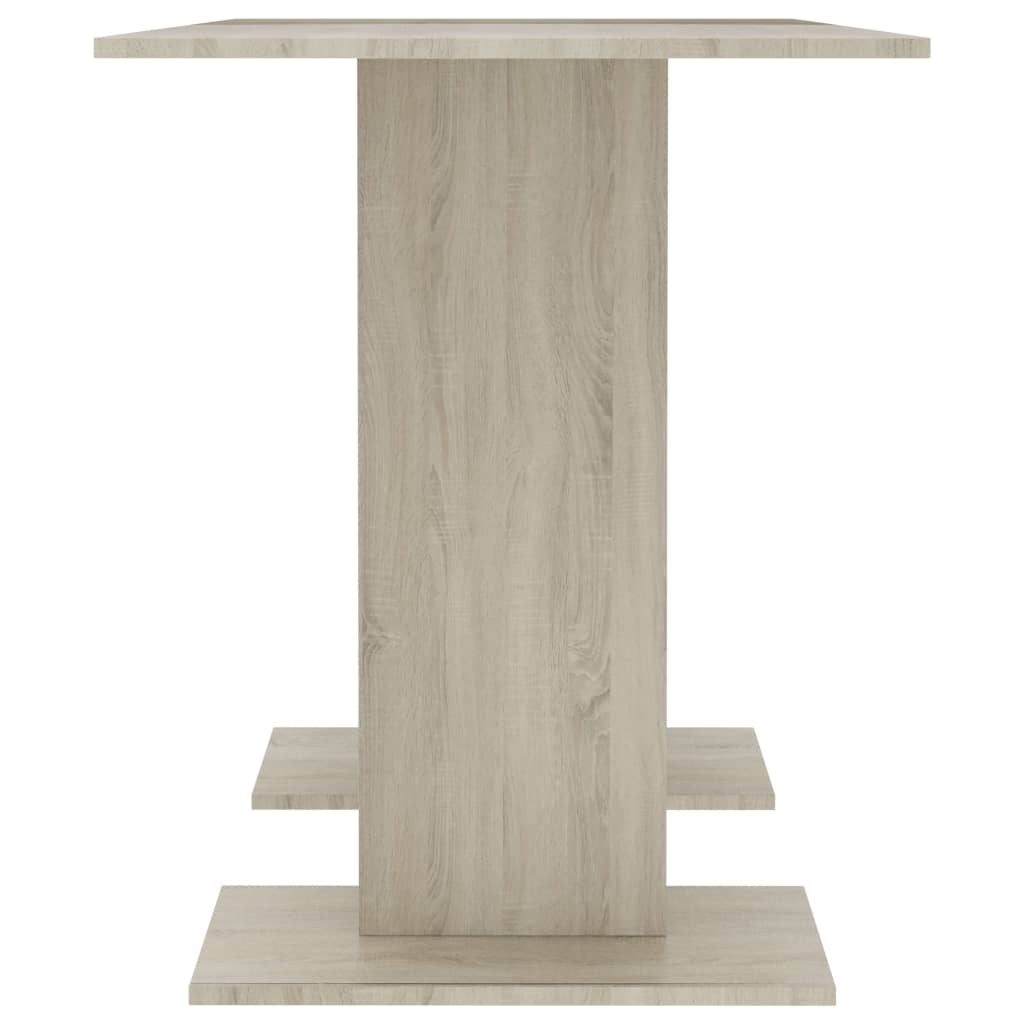 800246 vidaXL Dining Table Sonoma Oak 110x60x75 cm Engineered Wood